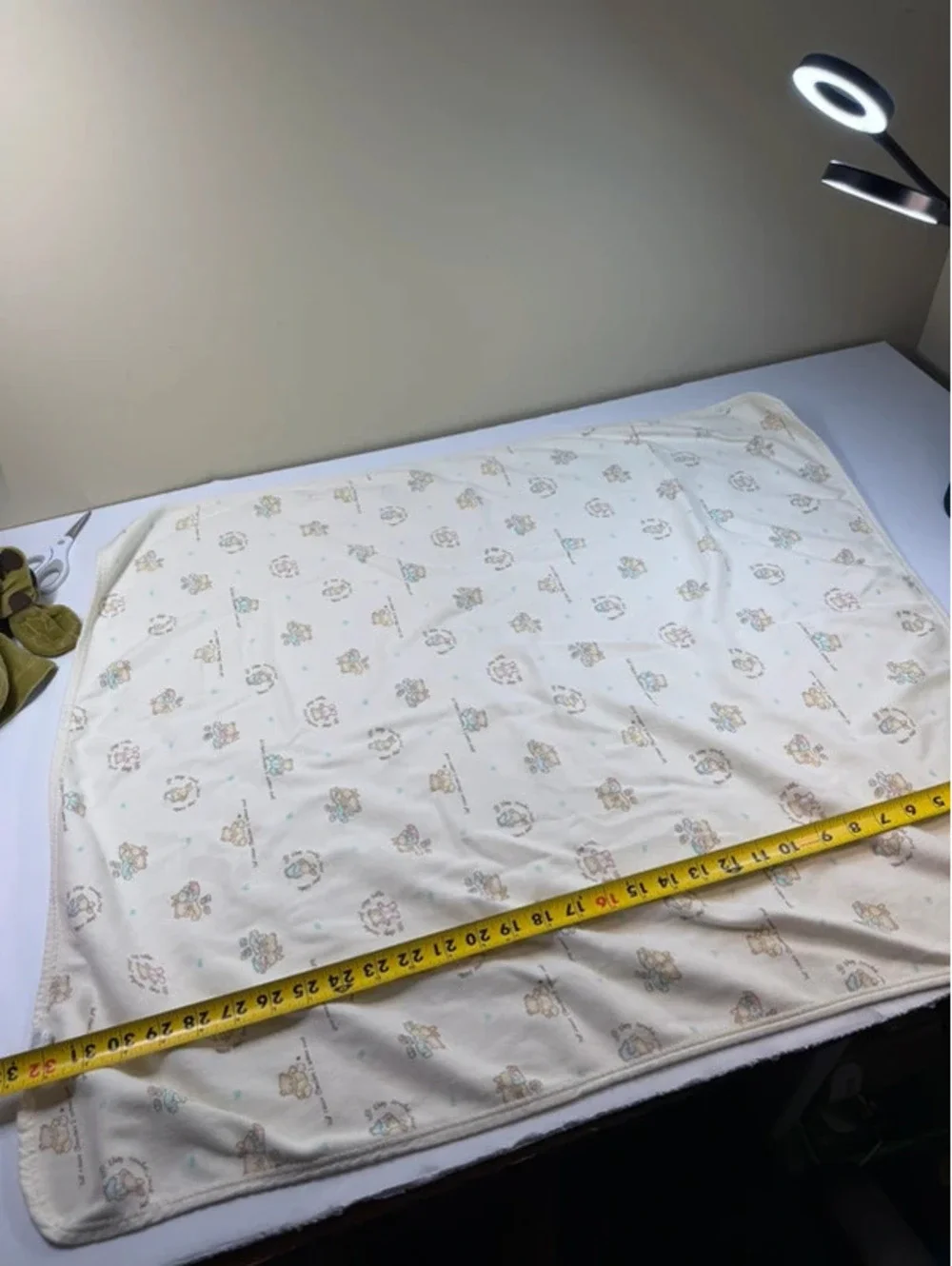 Vintage Carter's Classics 'Til Their Carters Wear Out Baby Blanket Made in USA
